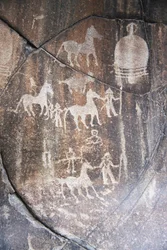 Rock Carvings, Chilas, Karakoram, Pakistan